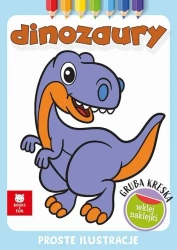Gruba kreska. Dinozaury - praca zbiorowa