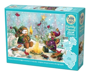 Puzzle 350 Spotkanie przy ognisku 113036 - Cobble Hill