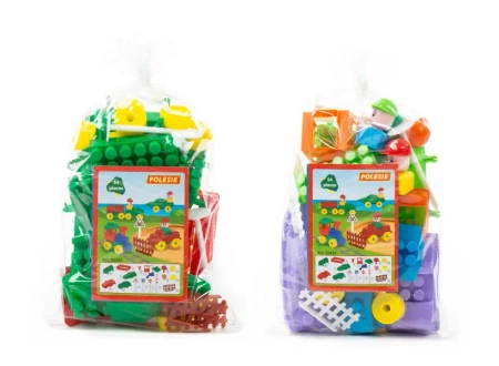 Klocki mały wedrownik 54el. - Wader Polesie