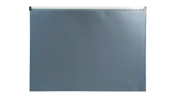 Teczka A4 na suwak PP grafit morandi - BIURFOL