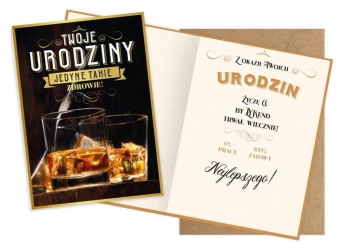 Karnet. Urodziny (jedyne takie) V-049 - Passion Cards