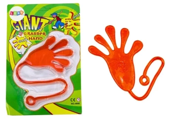Lepka rączka elastyczna glut slime pomarańczowa - Leantoys