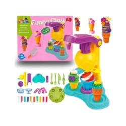 Ciastolina Lodziarnia zestaw maszynka + akcesoria - Lena