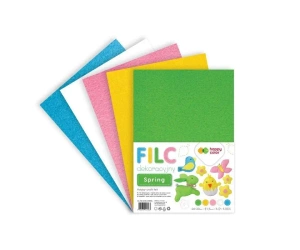 Filc dekoracyjny Spring 5szt HAPPY COLOR - GDD