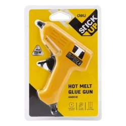 Pistolet do kleju 20W żółty - deli