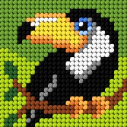 Haft. Moje pierwsze wyszywanie - Tukan - Anex-bis