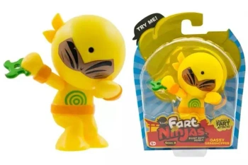 Figurka Ninja Gassy Grasshopper z dźwiękiem - Fart