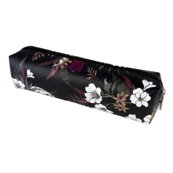 Piórnik szkolny młodzieżowy prostokąt kostka Tropikalne Kwiaty - EV-Corp