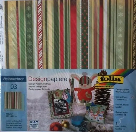 Design-papier 190 g/m2 30,5x30,5cm 5ark - Galeria Hobby