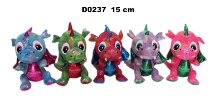 Smok "Kraków" błyszczący 15cm MIX - Sun-Day