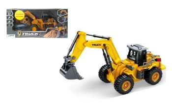 Maszyna budowlana koparka sterowana pilotem ze światłem i dźwiękiem - SWEDE