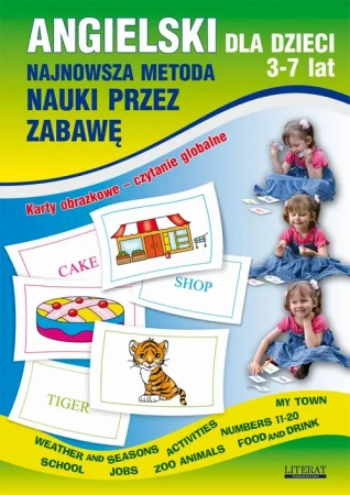 eBook Angielski dla dzieci 3-7 lat. Najnowsza metoda nauki przez zabawę. Karty obrazkowe – czytanie globalne - Katarzyna Piechocka-Empel