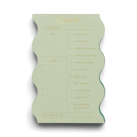 Notatnik Wavy Daily Sage - Designworks Ink