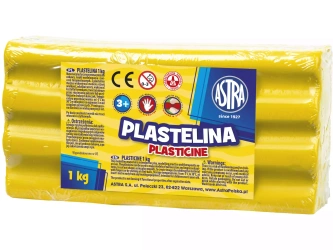 Plastelina 500 g, żółta