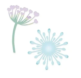 Zestaw wykrojników dmuchawce 2szt - Dalprint dpCraft