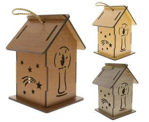 Lampion adwentowy drewniany - Godan