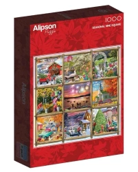 Puzzle 1000 Wszystkie pory roku - Alipson
