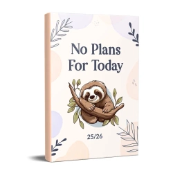 Kalendarz 2025/2026 A5 No Plans For Today - Eurograf BIS kalendarze