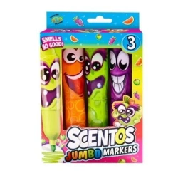 Scentos. Pachnące markery. Śmieszne minki 3 kolory - Dumel