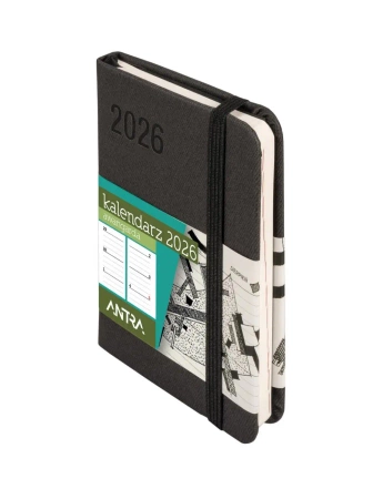 Kalendarz 2026 A7 Awangarda TDW czarny - -