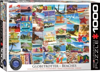 Puzzle 1000 Globetrotter Beaches 6000-0761 - Eurographics