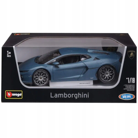 Bburago Model 1:18 Lamborghini Temerario niebieski