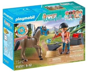 Zestaw z figurkami Horses 71357 Kowal Ben i Achilles - Playmobil