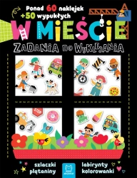 W mieście. Zadania do wyklejania - Agnieszka Bator