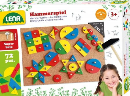 Przybijanka - Zestaw figury geometryczne - Lena