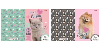 Zeszyt A4/32K linia 2kol My little friend (15szt) - UNIPAP