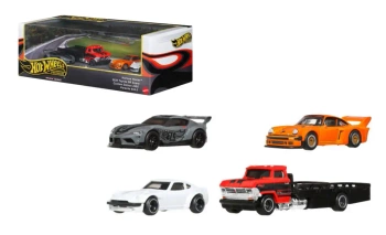 Hot Wheels Premium Collector 4pak aut - Mattel