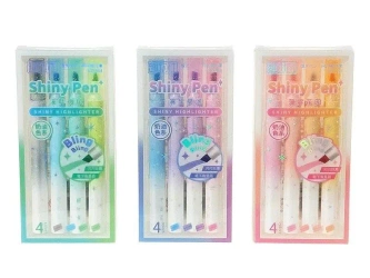 Flamastry brokatowe 4 kolory MIX - ADAR