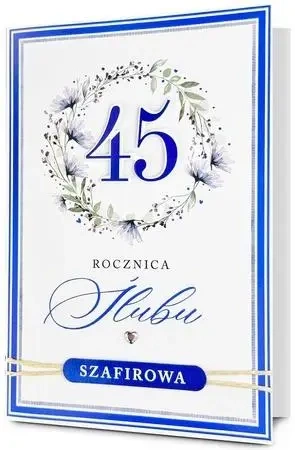 Karnet Rocznica ślubu 45 - Pan Dragon