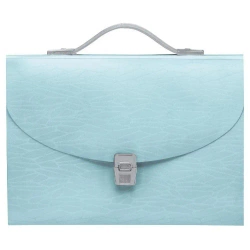 Teczka harmonijkowa z uchwytem pastelowy niebieski - Foldermate