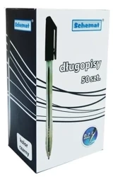 Długopis 0,7mm Typic czarny (50szt) - Schemat