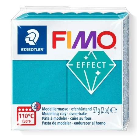 Masa termoutwardzalna Fimo 57g turkusowy metal - Staedtler