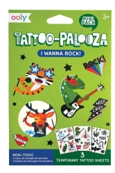 Tatuaże zmywalne mini Tattoo Palooza - Rock - ooly
