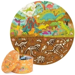 Puzzle okrągłe 150 Dinozaury - Boppi