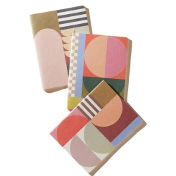 Zestaw 3 notatników Mod Geo - Designworks Ink