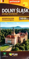 Mapa - Dolny Śląsk 250 atrakcji turystycznych - praca zbiorowa