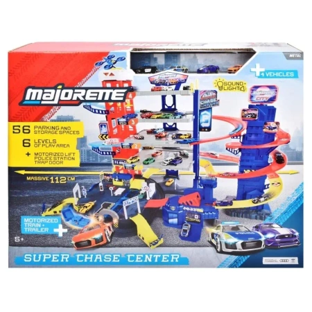 Majorette Super Centrum pościgu + 5 aut