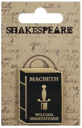 Szekspir Przypinka metalowa - Makbet - Half Moon Bay