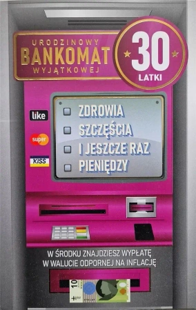 Karnet Urodziny 30 damskie - YEKU