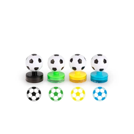 Stempel piłka nożna 2w1 1szt. mix - TRENDHAUS