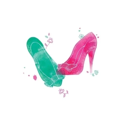 Karnet Swarovski kwadrat CL2609 Buty - Clear Creations