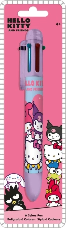 Długopis Hello Kitty 6 kolorów HK50181 - Kids Euroswan