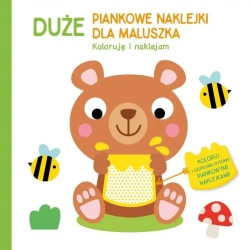 Duże piankowe naklejki dla maluszka. Miś - praca zbiorowa