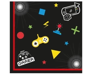 Serwetki papierowe Gaming Party 33x33cm 20szt - Godan