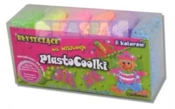 PlastoCoolki błyszczące 6 sztuk - Sellmar