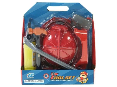 Zestaw strażacki z hełmem i pasem 7 elementów - ADAR